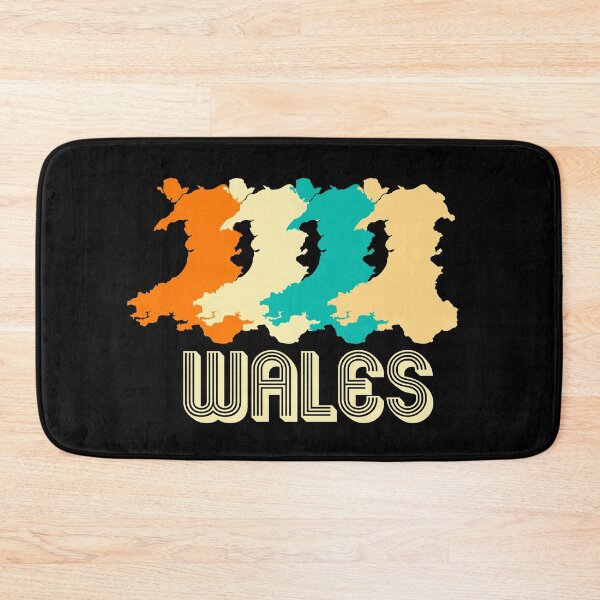 Item preview, Wales retro map designed and sold by Mila1946.