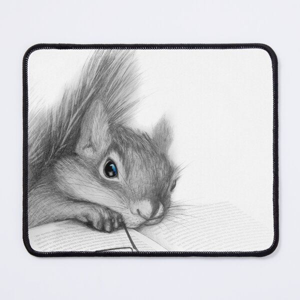 Reader squirrel Mouse Pad
