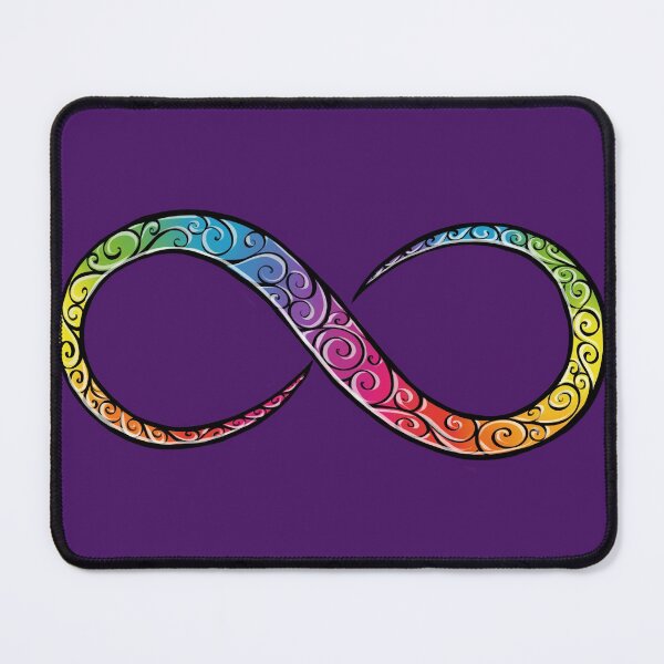 Neurodiversity Pride Purple Mouse Pad