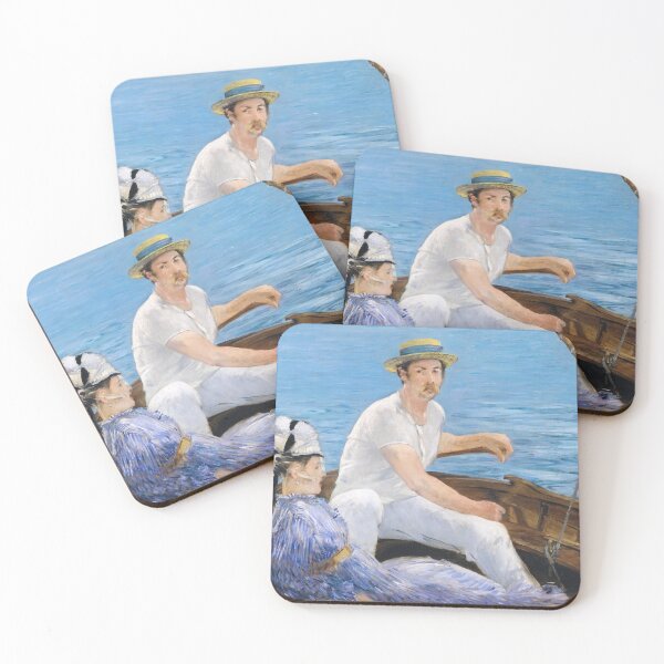 Item preview, Boating (1874) painting Édouard Manet designed and sold by FindYouByZ.