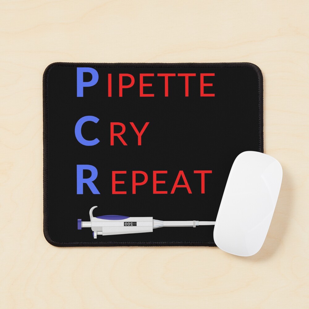 "PCR Pipette Cry Repeat!! FUNNY Pipette Microbiology Medical Laboratory ...