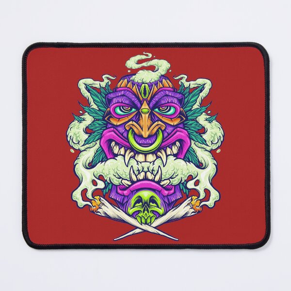Item preview, Smoking Hawaian Tiki Weed Leaf designed and sold by Ermland-LabeL.