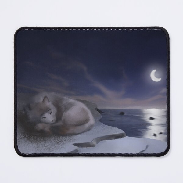 Item preview, Sleeping wolf with a background designed and sold by IsoPahaSusi.