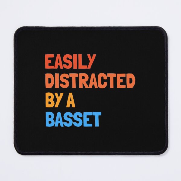 Item preview, Easily Distracted By A Basset - Funny Basset Hound Dog Gift  designed and sold by Guarddogdrive.