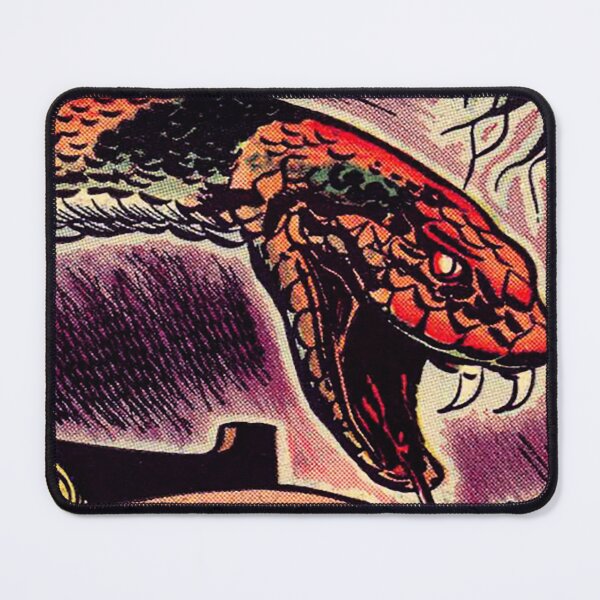 Item preview, Red Cobra, snake design from Web of Mystery Comic Book 1950s designed and sold by Nostrathomas66.
