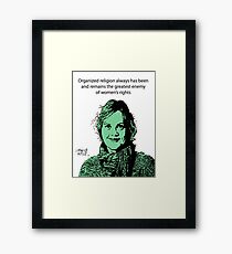 Annie Laurie Gaylor Women's Rights Framed Print