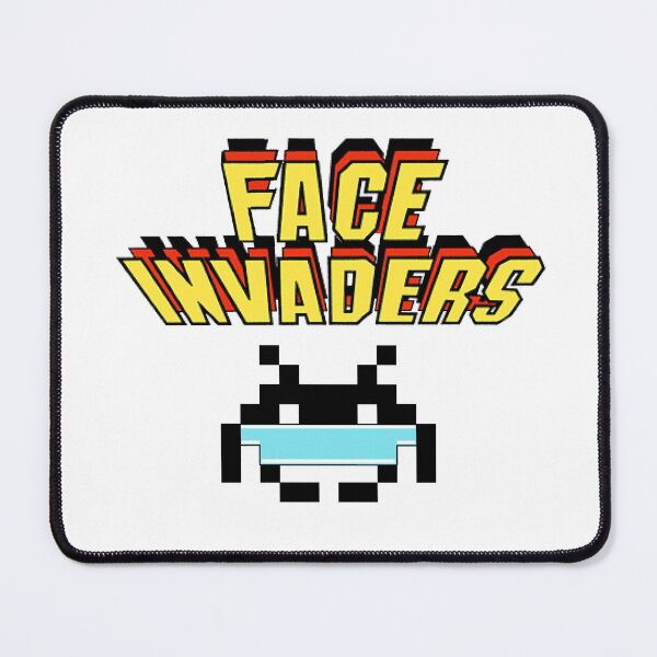 Item preview, Face Invaders (80s Gaming Mask Parody) designed and sold by animalsaremean.