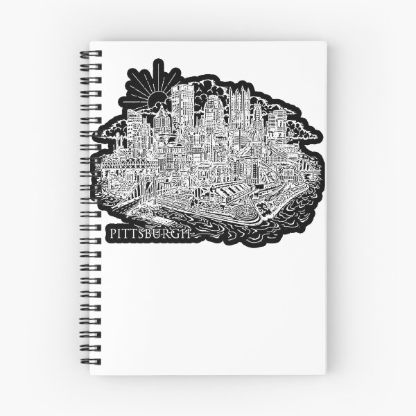 Item preview, THE PITTSBURGH VINTAGE MAP STICKER AND SHIRT  designed and sold by GetonOver.