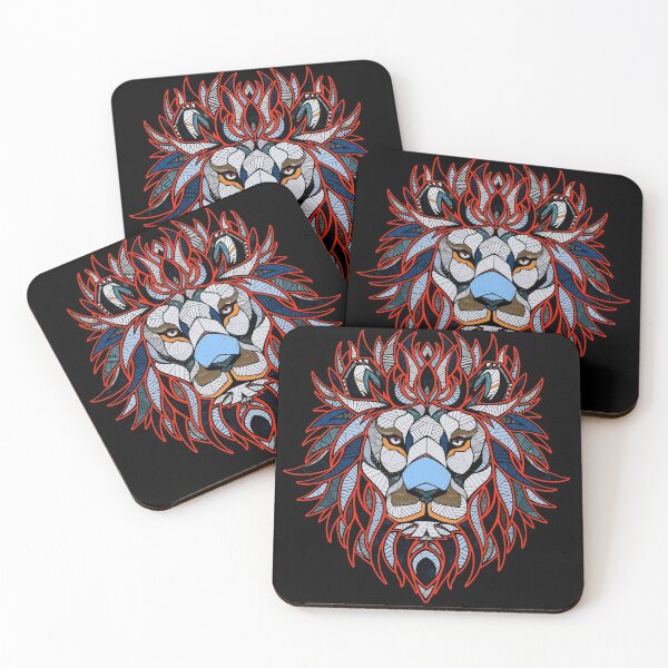 Item preview, Lion's face is very violent and angry designed and sold by Maw Killy.