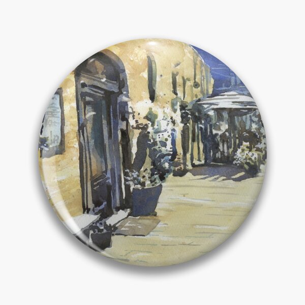 Item preview, Elizabeth City, NC alleyway- Pailin's Alley.  Watercolor painting of Pailins Alley in Elizabeth City designed and sold by rfoxphoto.