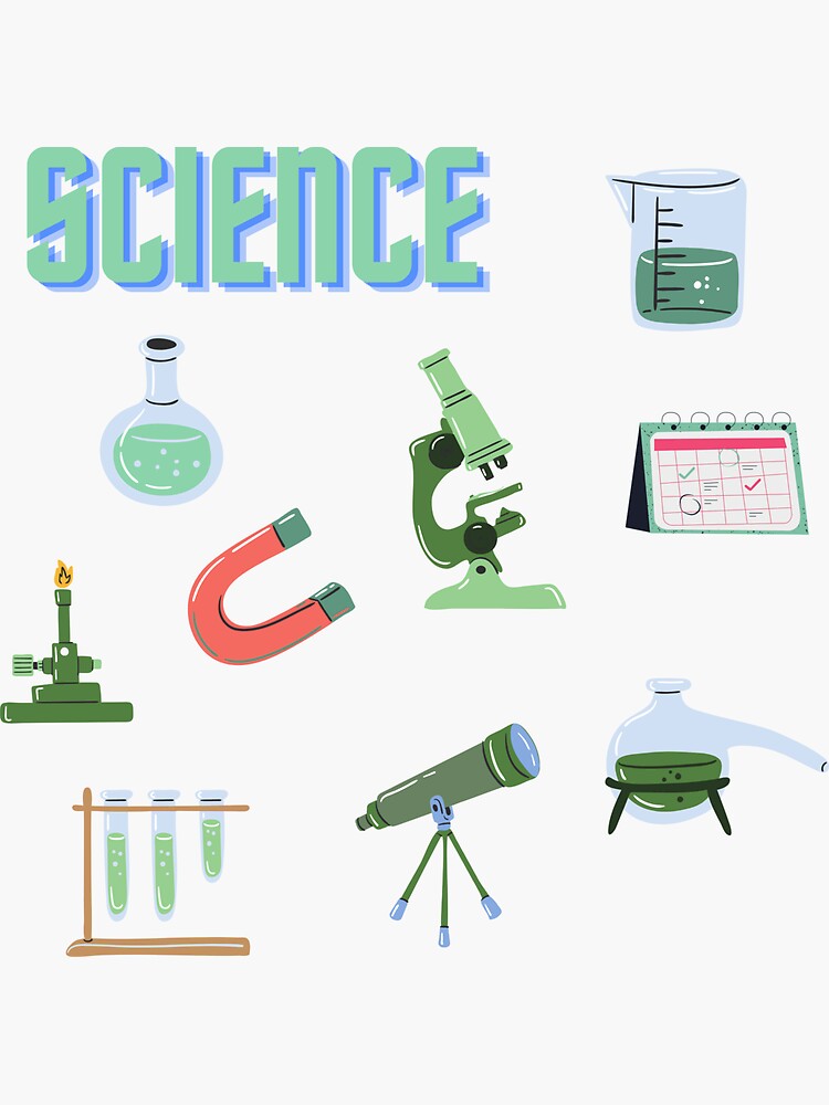 "Science sticker pack" Sticker for Sale by Fulet Redbubble