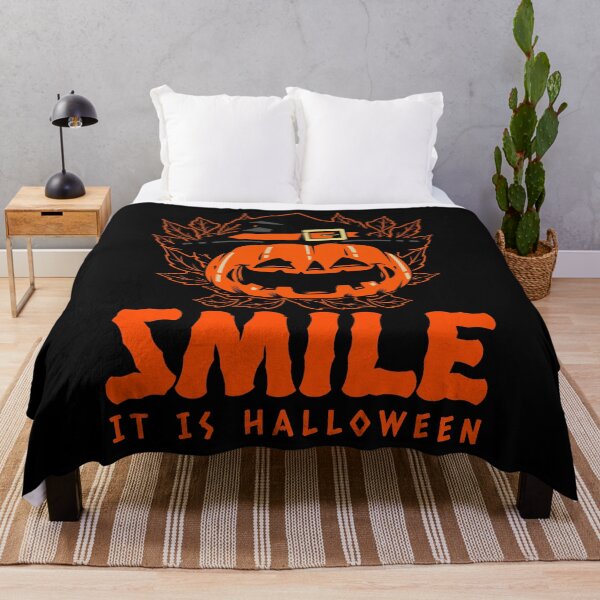 Item preview, Smile It Is Halloween designed and sold by YOYOCollection.