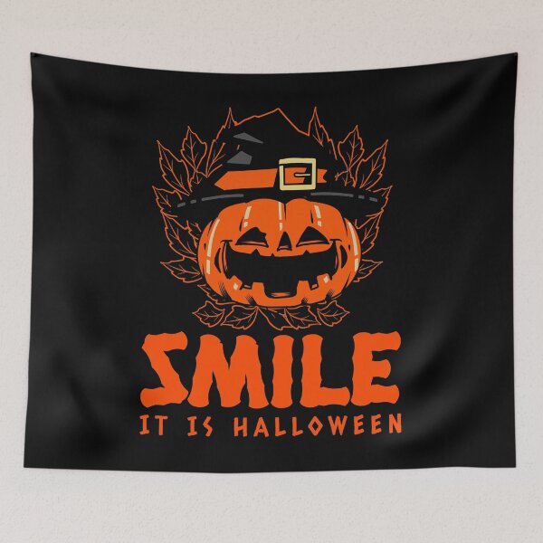 Item preview, Smile It Is Halloween designed and sold by YOYOCollection.