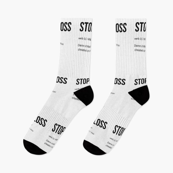 Item preview, Stop Loss Definition (Black) designed and sold by TraderShirts.