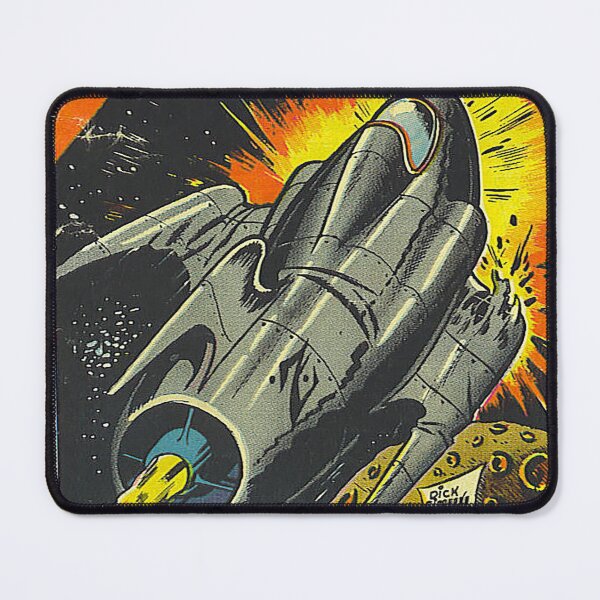 Item preview, Rocketship with Moon from Space Adventures Jan 1953 comic book designed and sold by Nostrathomas66.