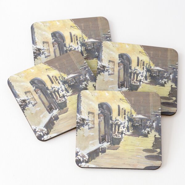 Item preview, Elizabeth City, NC alleyway- Pailin's Alley.  Watercolor painting of Pailins Alley designed and sold by rfoxphoto.