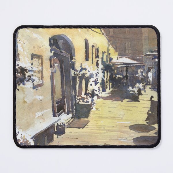 Item preview, Elizabeth City, NC alleyway- Pailin's Alley. Watercolor painting of Pailins Alley designed and sold by rfoxphoto.