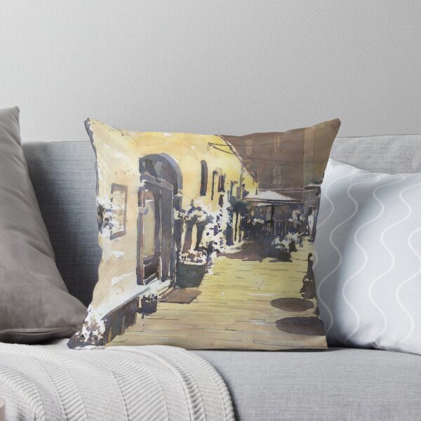 Item preview, Elizabeth City, NC alleyway- Pailin's Alley.  Watercolor painting of Pailins Alley designed and sold by rfoxphoto.