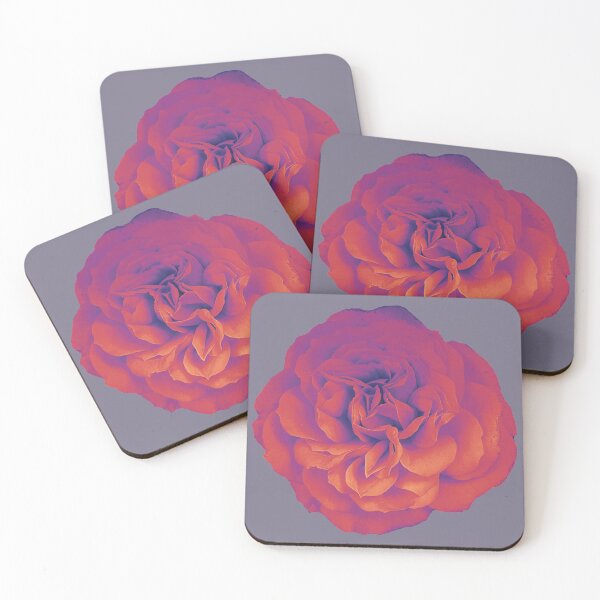 Item preview, Vivid orange and purple rose designed and sold by Steph-draws.