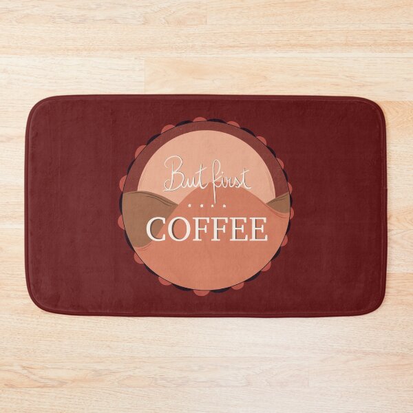 Item preview, But first Coffee Handwritten Circle Design designed and sold by bubblyshades.