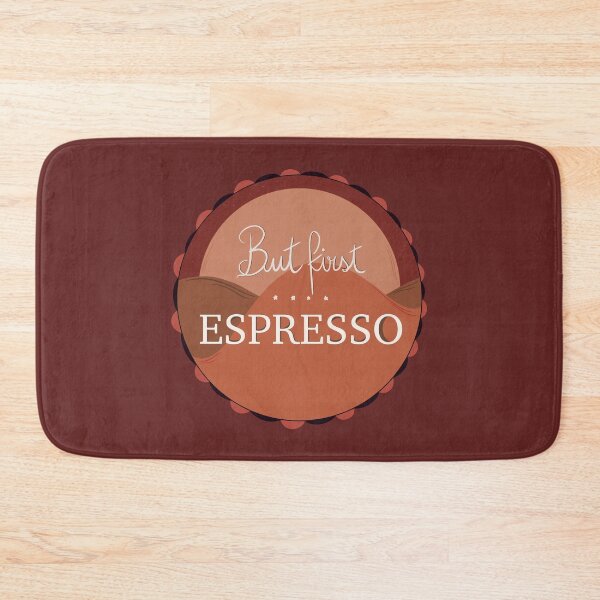 Item preview, But First Espresso Handwritten Circle Design designed and sold by bubblyshades.