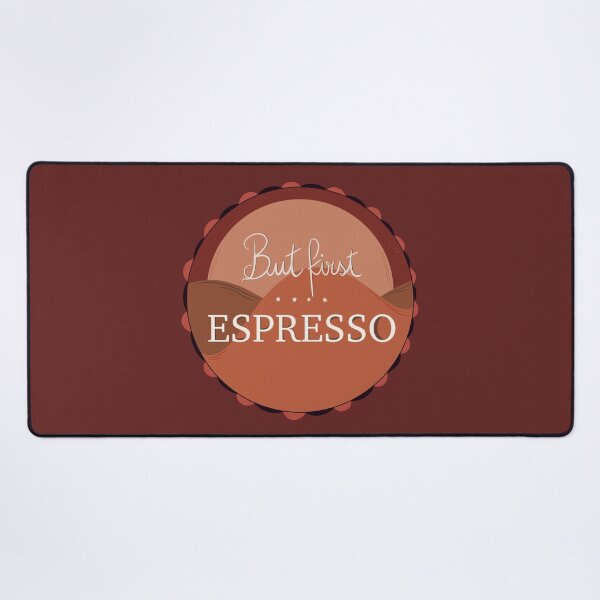 Item preview, But First Espresso Handwritten Circle Design designed and sold by bubblyshades.