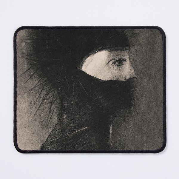Item preview, Armor, black and grey pastel, Odilon Redon  designed and sold by Nostrathomas66.