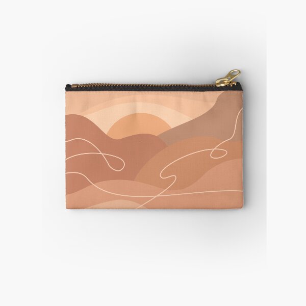 Item preview, abstract geometric autumn mountain landscape designed and sold by WindnWillowsCo.