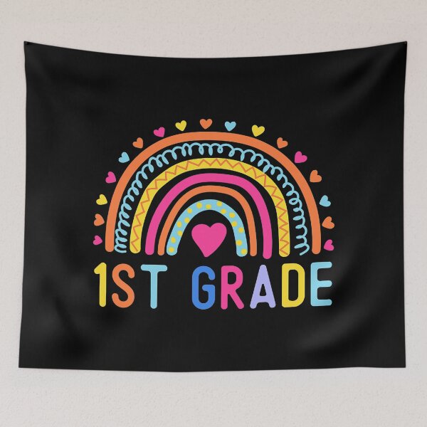 Item preview, 1st Grade Rainbow Girls Boys Teacher Hello First Grade Squad designed and sold by RaymondPurves.