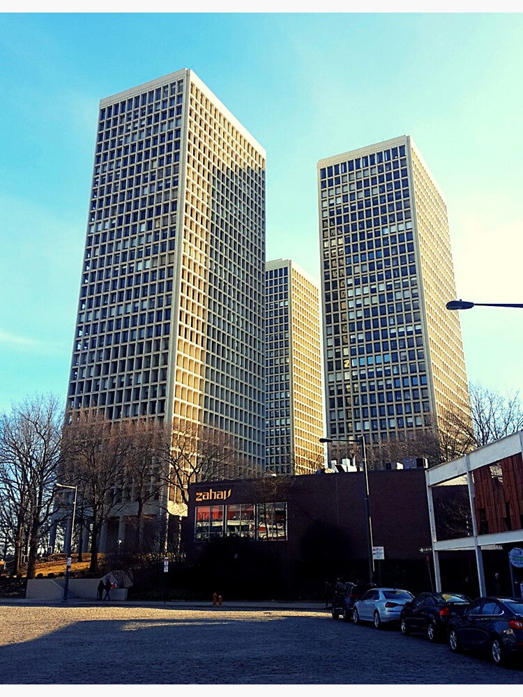 "Society Hill Towers In Philadelphia" Sticker for Sale by PHLDesign