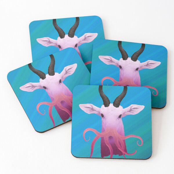 Item preview, Spiral Horned Antelope as Spirit Animal designed and sold by Loveday Funck.