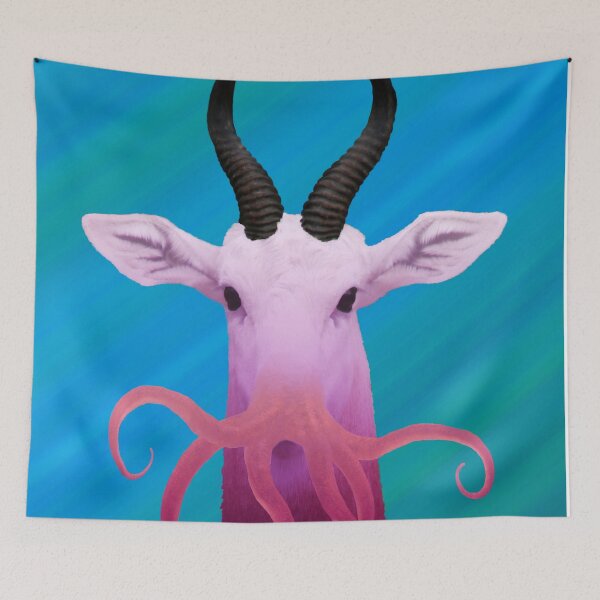 Item preview, Spiral Horned Antelope as Spirit Animal designed and sold by Loveday Funck.