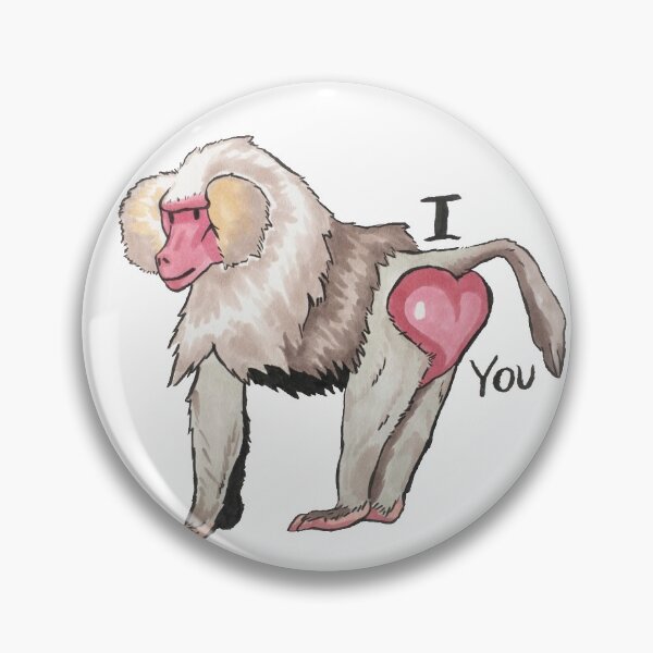 Item preview, Baboon Butt Love designed and sold by AlexDiRienzoArt.