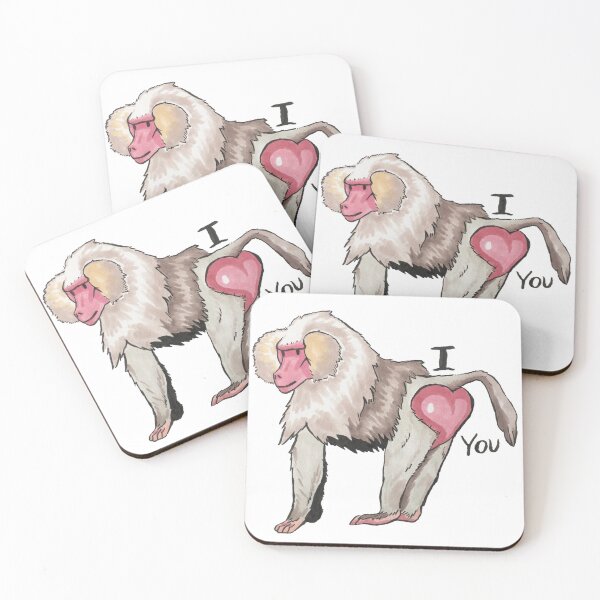 Item preview, Baboon Butt Love designed and sold by AlexDiRienzoArt.