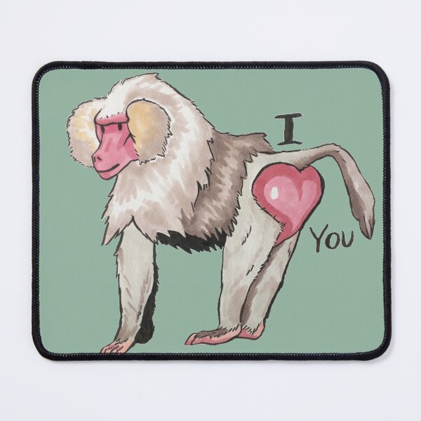 Item preview, Baboon Butt Love designed and sold by AlexDiRienzoArt.