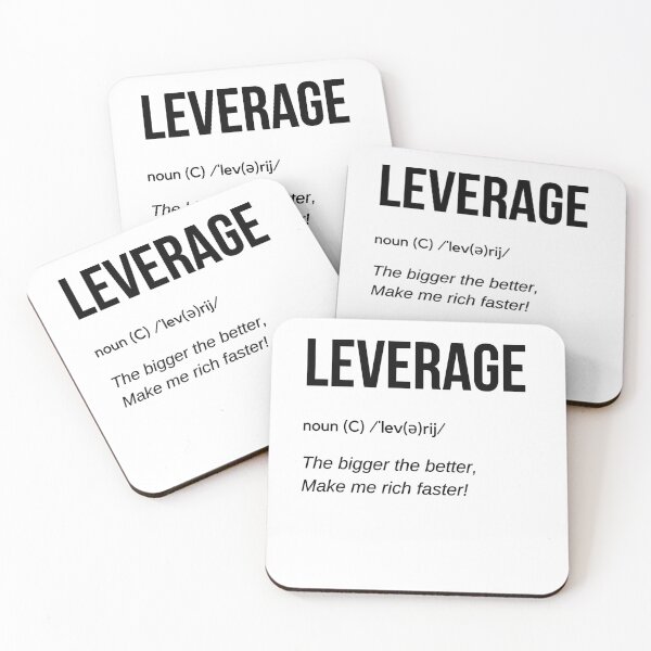 Item preview, Leverage Definition (Black) designed and sold by TraderShirts.