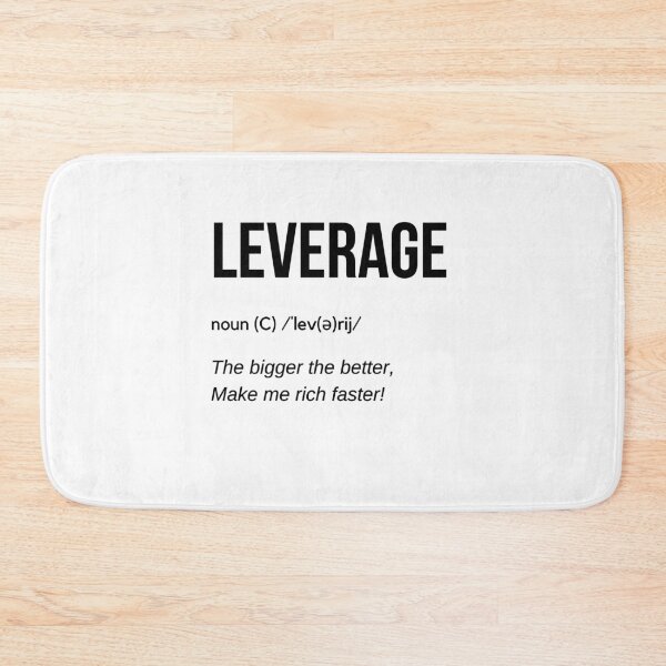 Item preview, Leverage Definition (Black) designed and sold by TraderShirts.