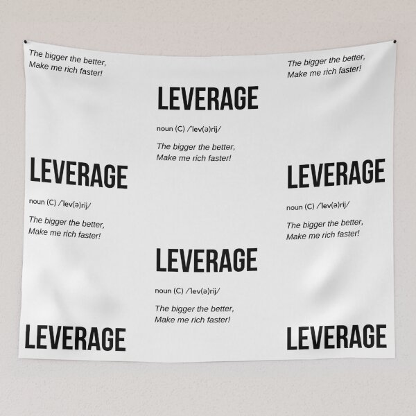 Item preview, Leverage Definition (Black) designed and sold by TraderShirts.