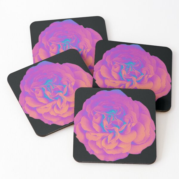 Item preview, Vivid orange and blue rose designed and sold by Steph-draws.