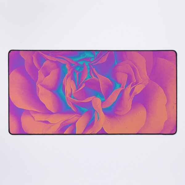 Item preview, Vivid orange and blue rose designed and sold by Steph-draws.