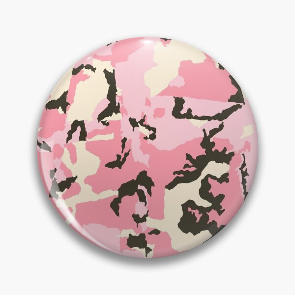 Aperçu de l'œuvre Motif camouflage rose et noir créée et vendue par Dog Hair and Healing.