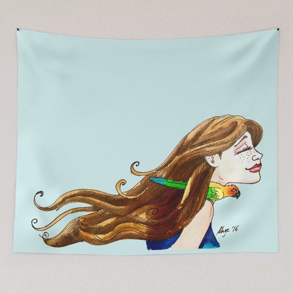 Item preview, "Conure Dreaming" designed and sold by Skye Elizabeth  Carroll.