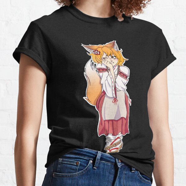 Sewayaki Kitsune no Senko-san Summer Anime Short Casual Unisex T shirt Tee Tops 
