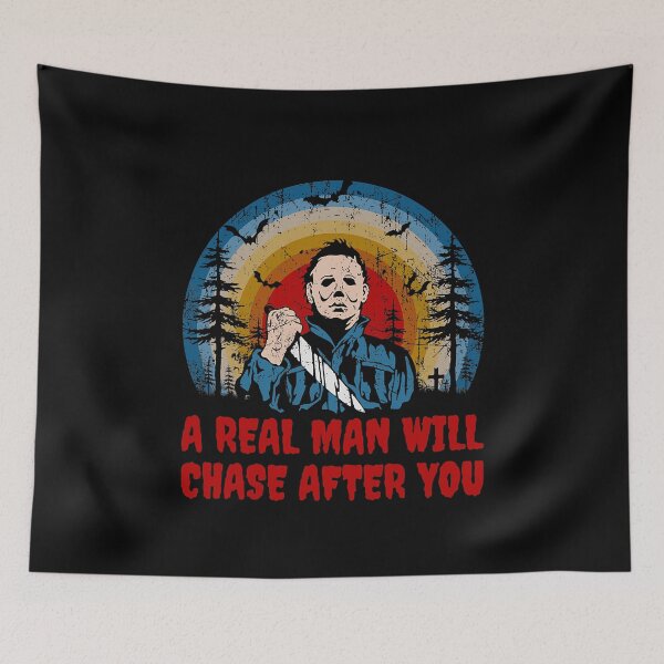 Item preview, Vintage Real Man Will Chase After You Halloween Character  designed and sold by tristankorine.