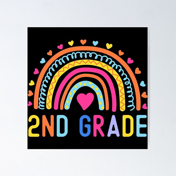 Item preview, 2nd Grade Rainbow Girl Boys Teacher Hello Second Grade Squad designed and sold by RaymondPurves.
