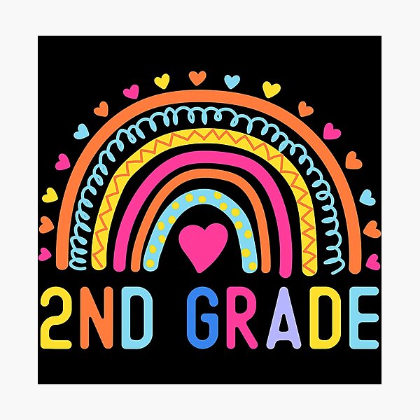 Item preview, 2nd Grade Rainbow Girl Boys Teacher Hello Second Grade Squad designed and sold by RaymondPurves.