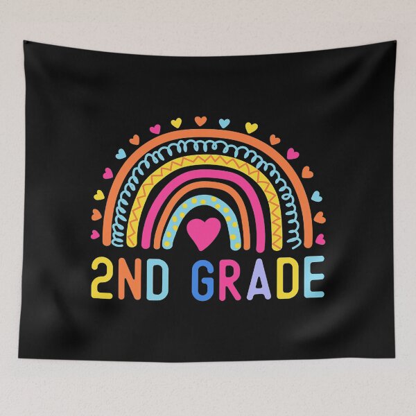 Item preview, 2nd Grade Rainbow Girl Boys Teacher Hello Second Grade Squad designed and sold by RaymondPurves.