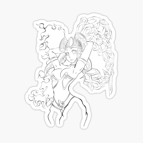 Fire & Ice Sticker