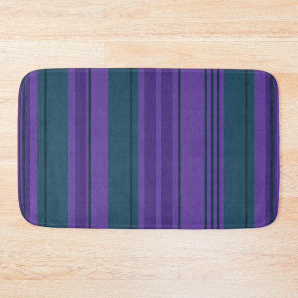 Item preview, Purple & Blue Stripes, Colorful Geometric Pattern by Courtney Hatcher designed and sold by cghatcherart.