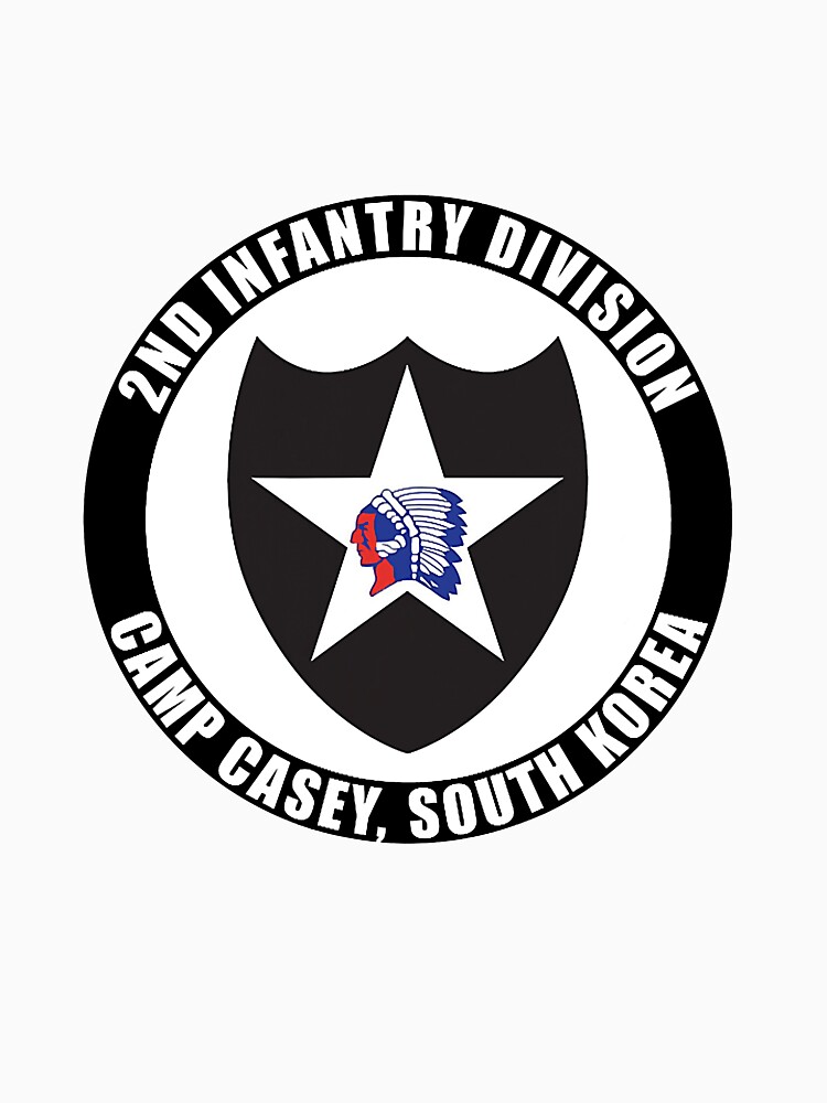 "2nd Infantry Division Camp Casey Korea Emblem Veteran" Essential T
